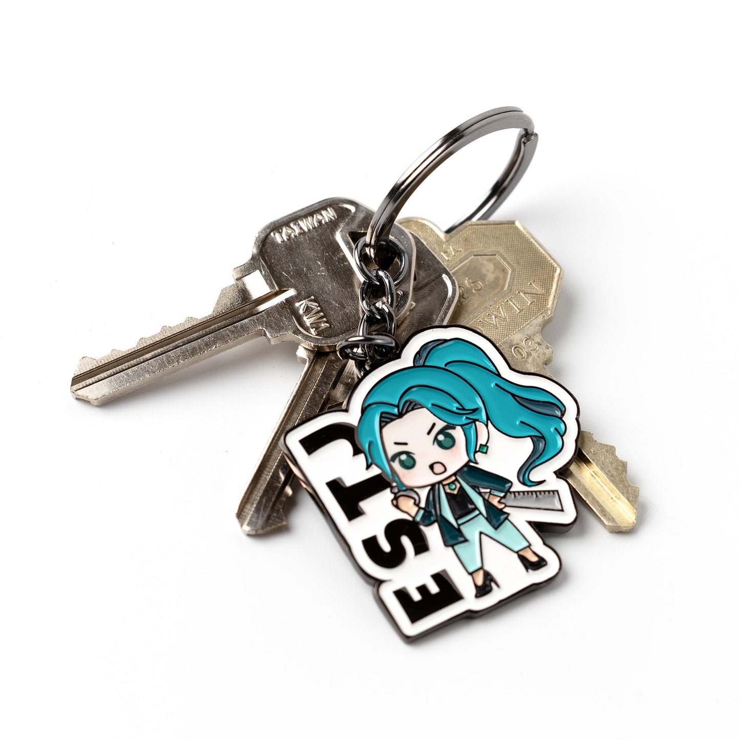 ESTJ character keychain small gift idea - Funxtuff